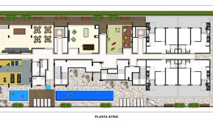 Planta do Solar das Margaridas Residencial Clube