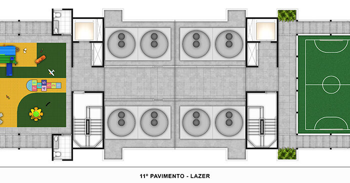 planta de um como de um apartamento